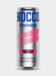 NOCCO Electrolyte Pink Grape 33cl funktionsdryck sockerfri burk