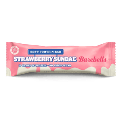 Barebells Protein Bar Soft Strawberry Sundae 55g proteinbar med jordgubbssmak