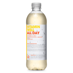 Vitamin Well All Day 50cl – vitamin- och mineraldryck med citrussmak i 12-pack.